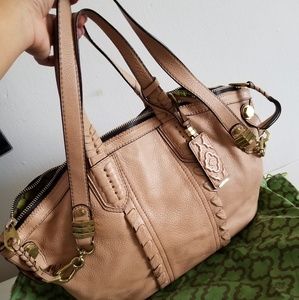 Oryany Cassie Satchel (medium size) in blush/nude